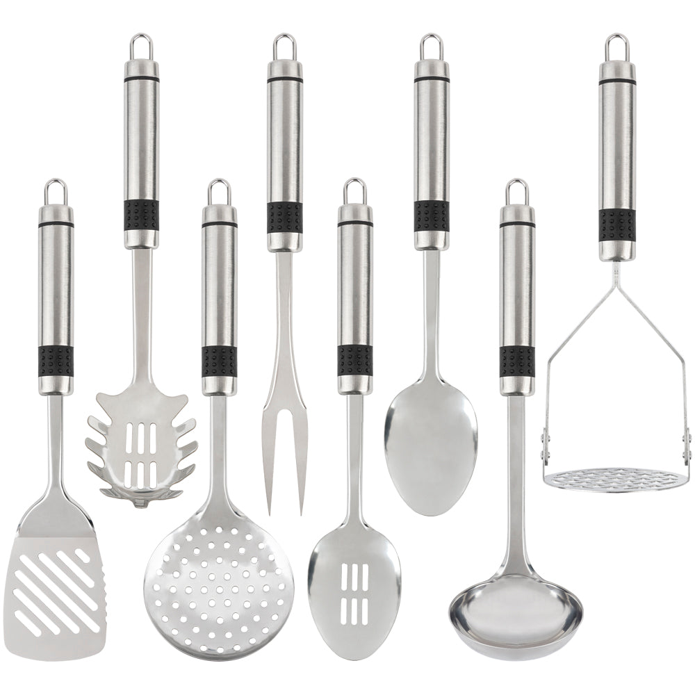 Conjunto de 8 Utensílios Inox