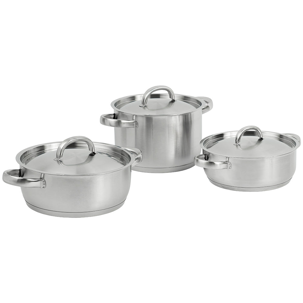 Conjunto de 2 Caçarolas Ø20/Ø24 cm e 1 Panela Ø20 cm - Supreme