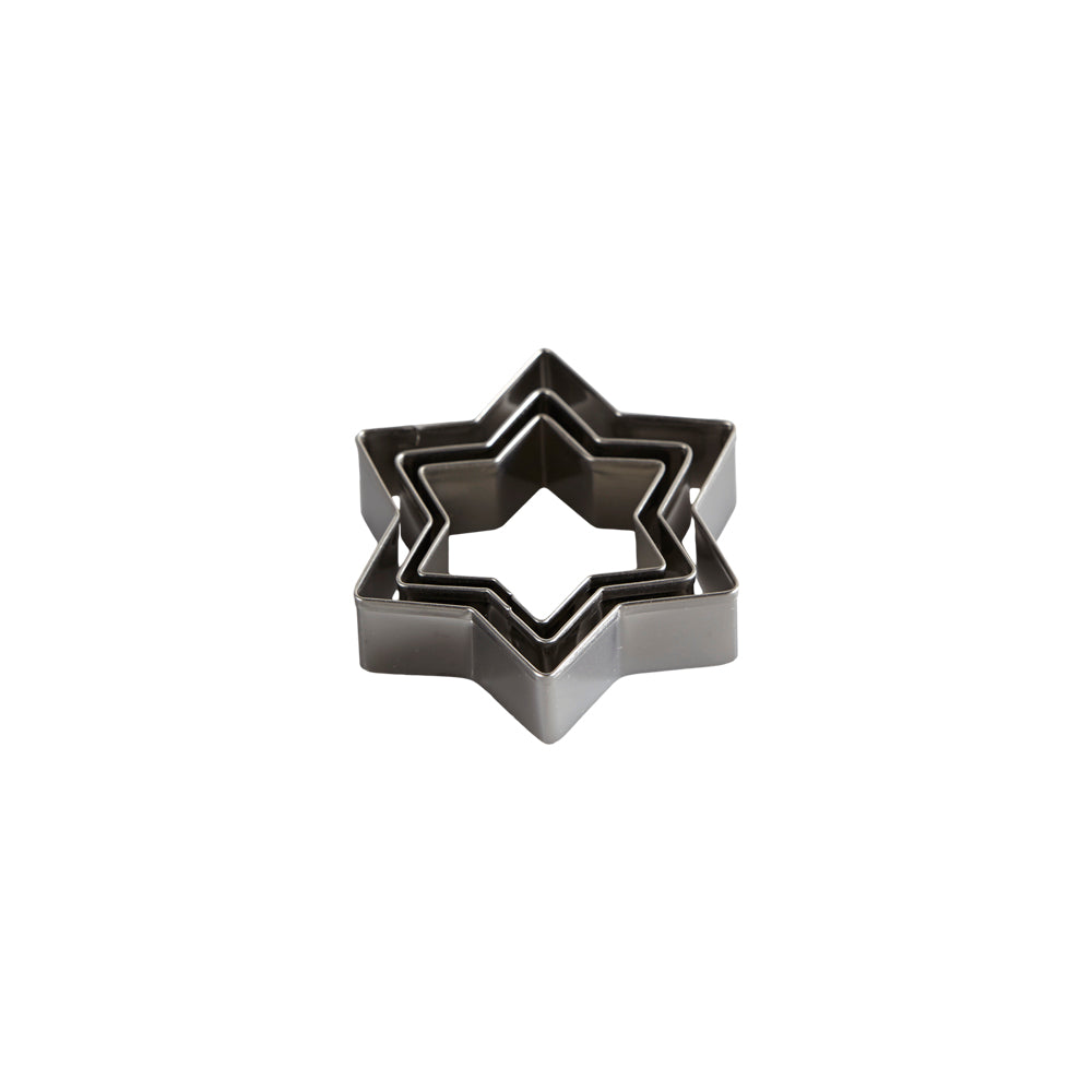 Pack de 3 Corta Massas - Estrelas