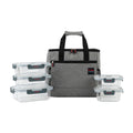 Conjunto Mala Térmica 15L com 5 Caixas Herméticas de Vidro