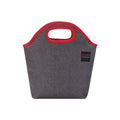 Bolsa Térmica Cinza/Vermelho 6L - 20x12x32 cm
