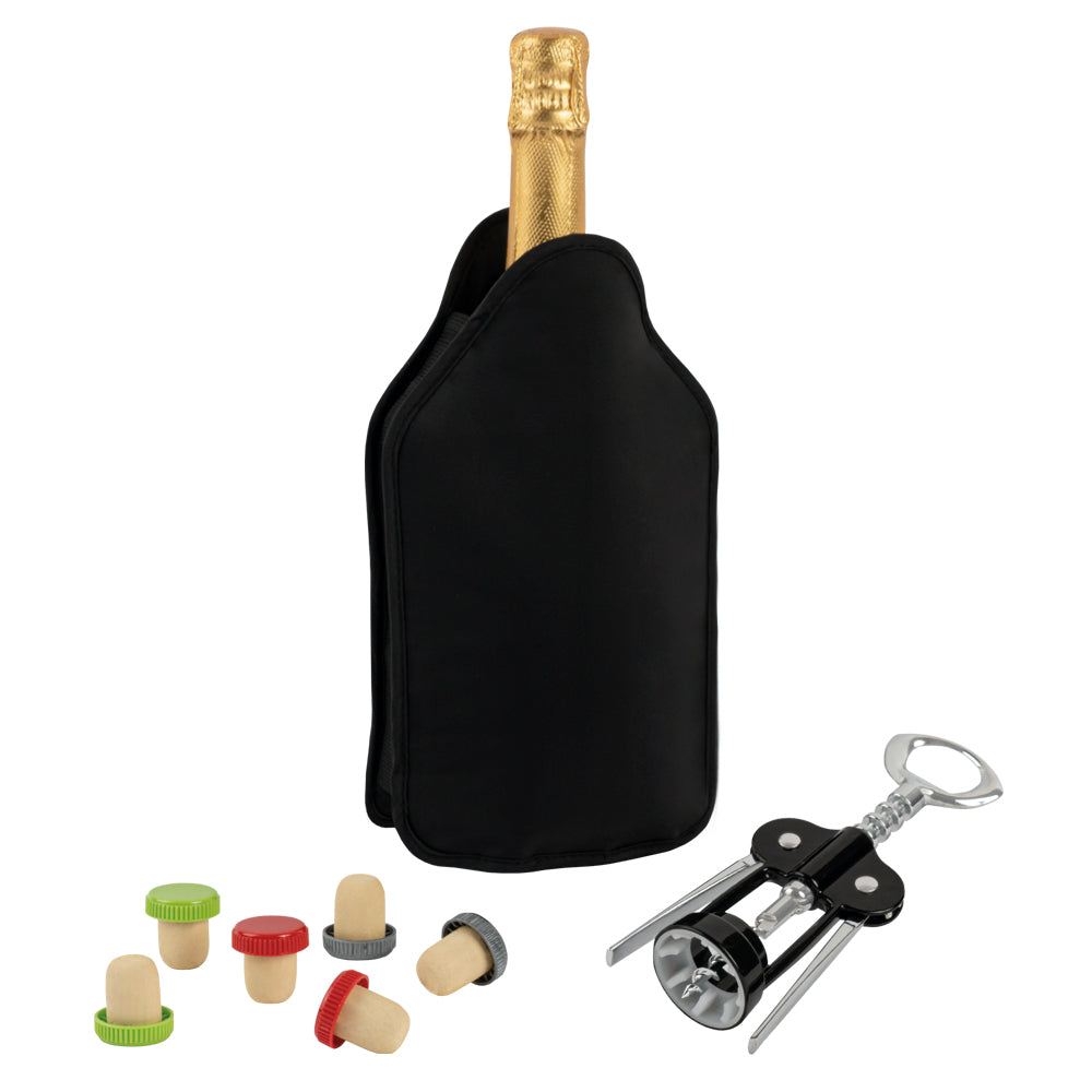 Conjunto Manga Refrigeradora com Saca-Rolhas e 6 Rolhas - Prestige