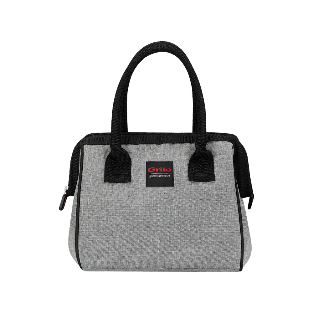 Bolsa Térmica Cinza/Preto 4.5L - 23x19.5x22 cm
