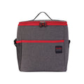 Mala Térmica Cinza/Vermelho 12L - 26x18x27 cm