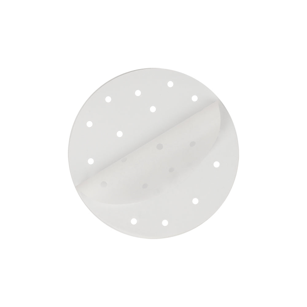 Papel Perfurado Redondo para Air Fryer Ø18 cm - 50 Unidades