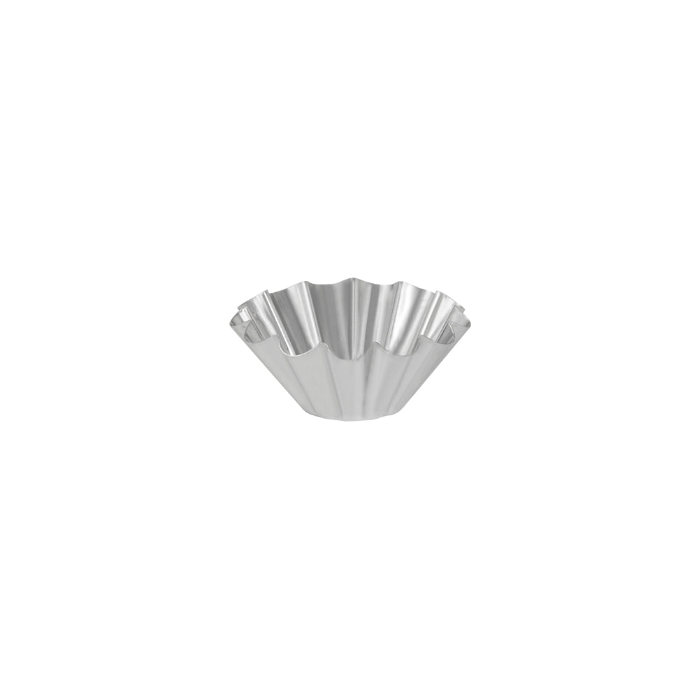 Pack de 4 Forminhas de Queque Caneladas Alumínio Tradition Ø9 cm