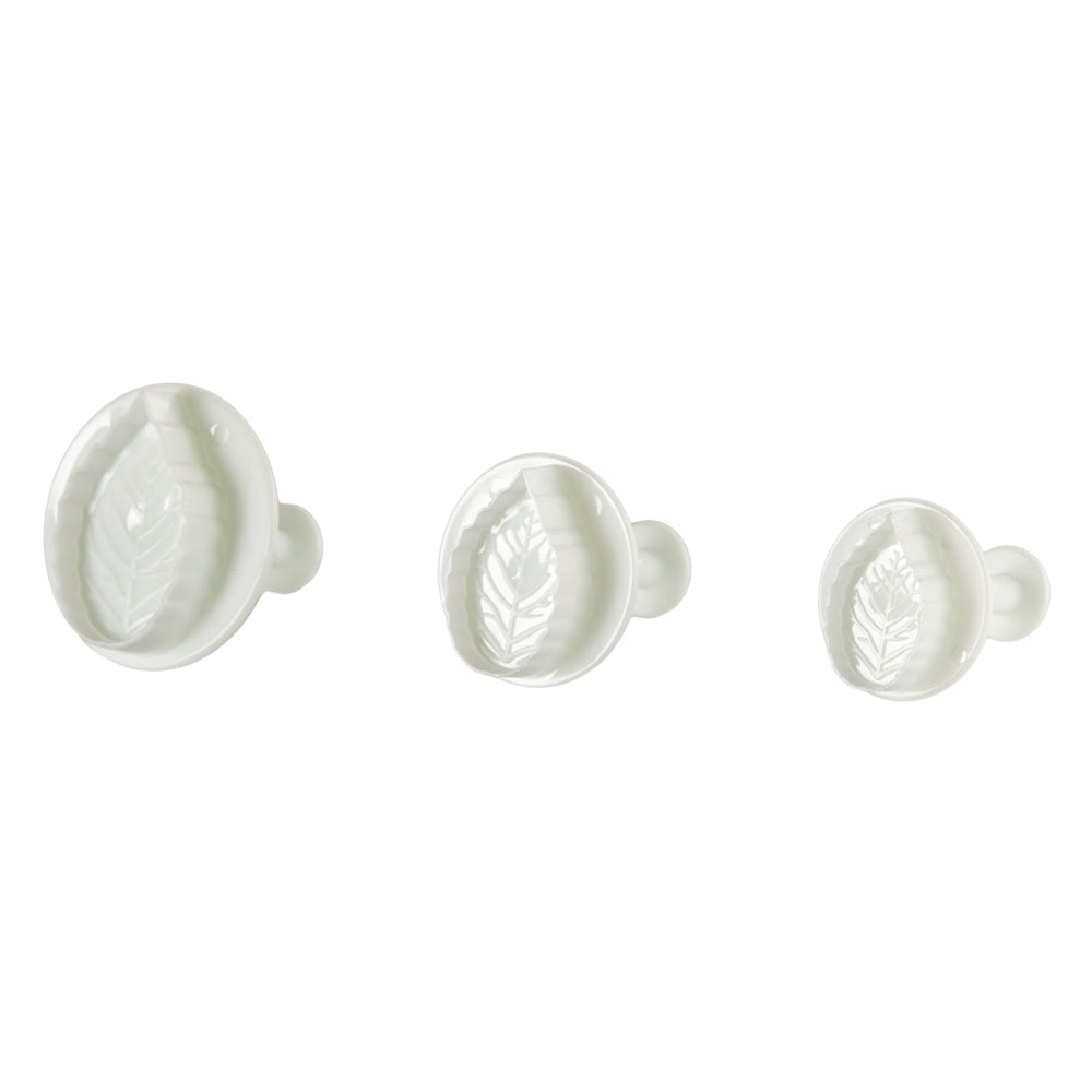 Pack de 3 Cortantes com Ejetor e Carimbo - Folha