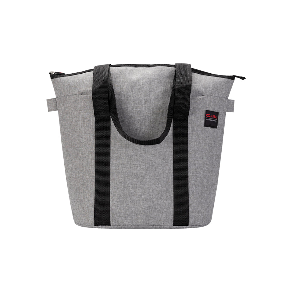 Mala Térmica Cinza/Preto 20L - 35x22x40 cm