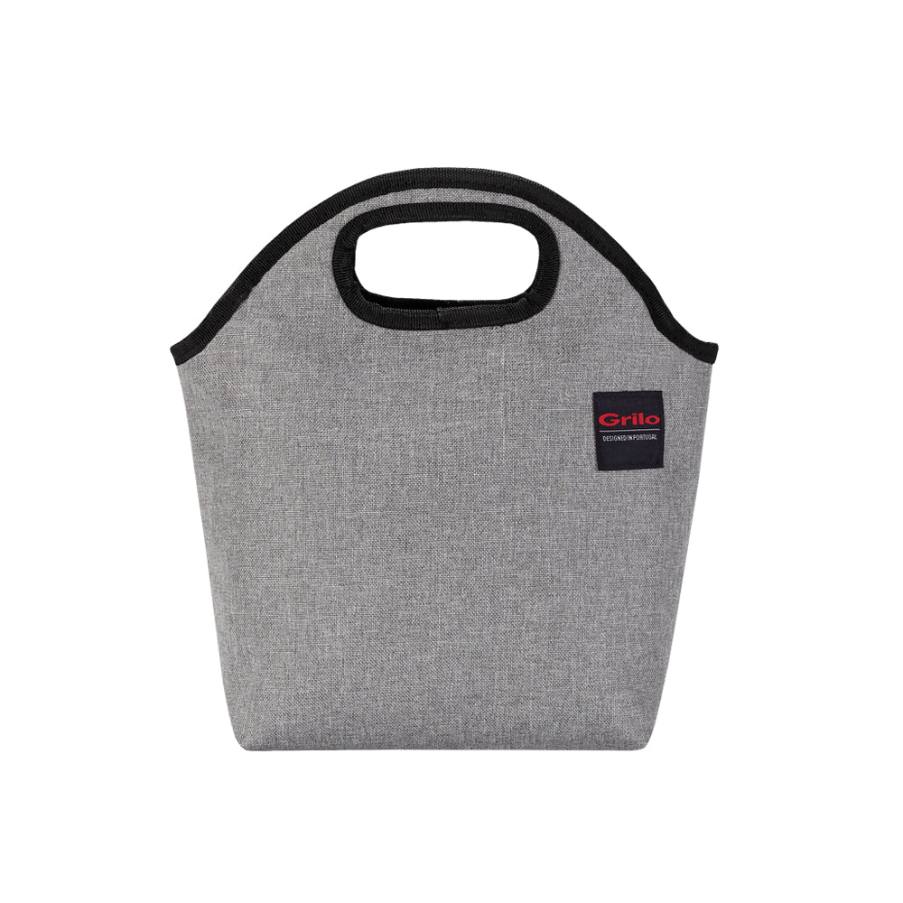 Bolsa Térmica Cinza/Preto 6L - 20x12x32 cm