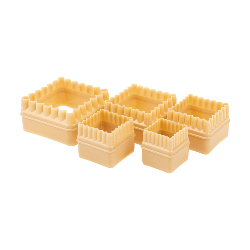 Pack de 5 Corta Massas - Quadrados