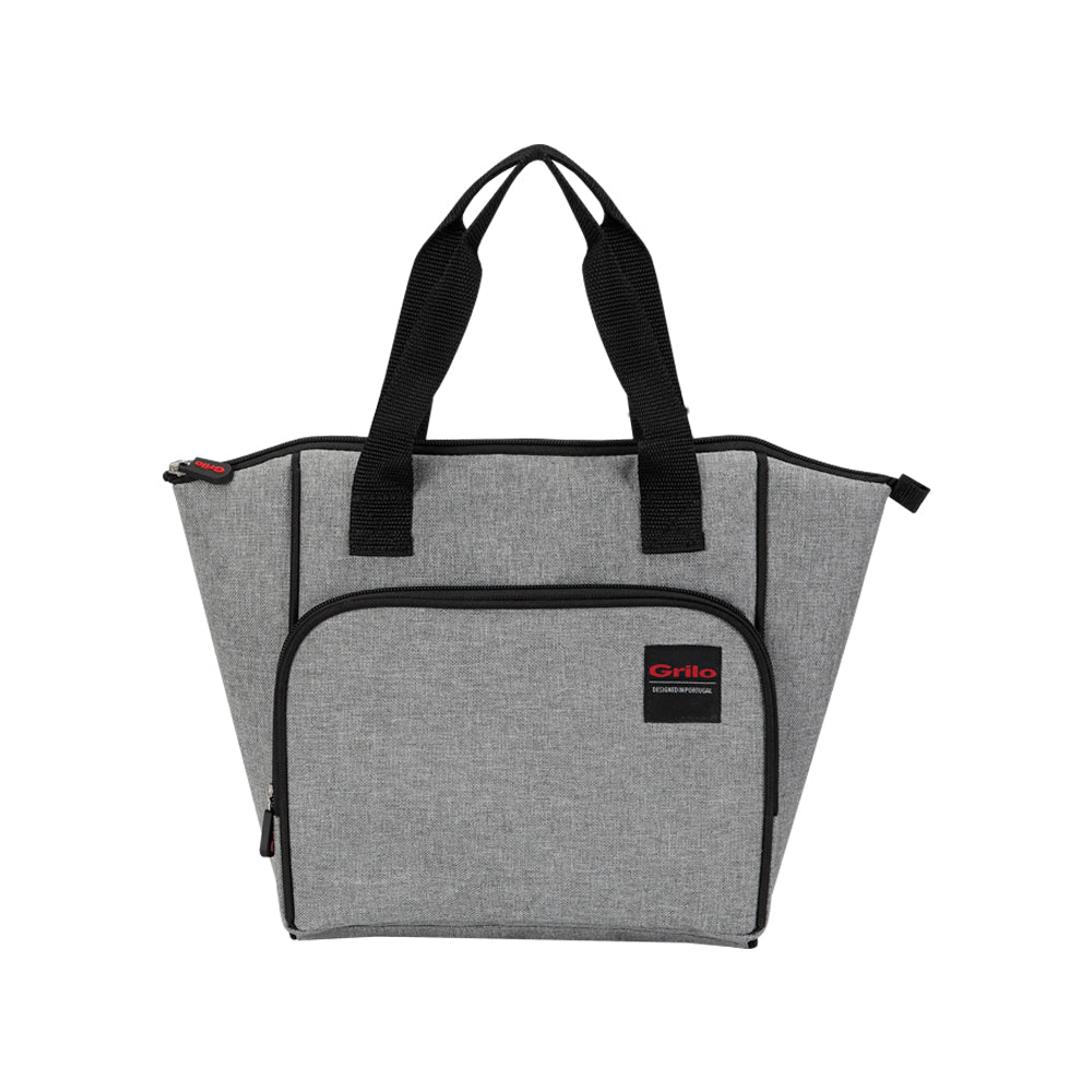 Bolsa Térmica Cinza/Preto 4L - 24x15x26 cm
