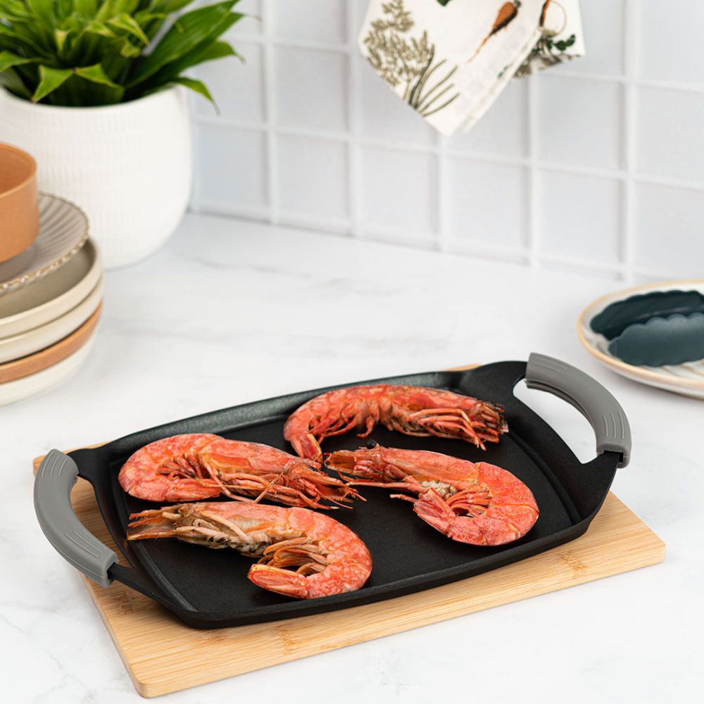 Grelhador Oval Liso Royal 36x23 cm