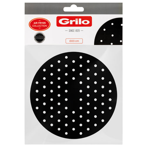 Base em Silicone Redonda Perfurada Air Fryer Ø20 cm