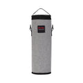Bolsa Térmica Cinza/Preto 1.5L - 12x12x34 cm