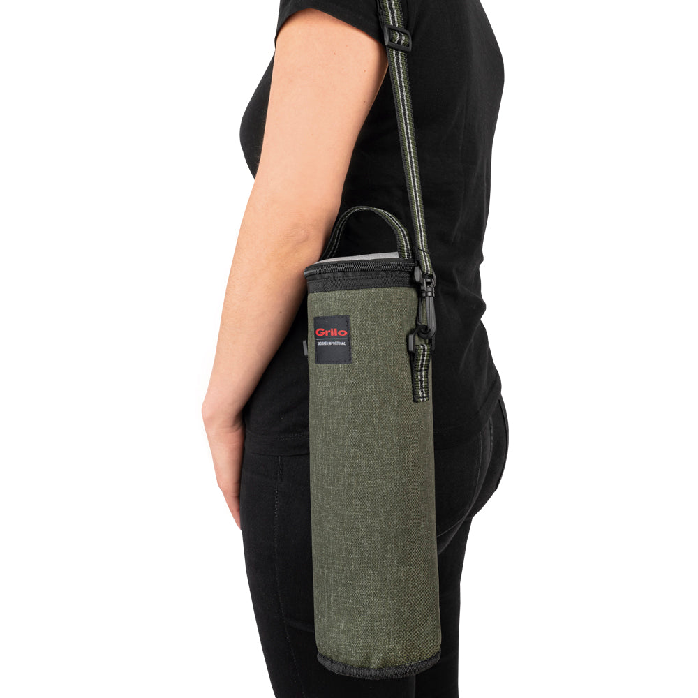 Bolsa Térmica Verde 1.5L - 12x12x34 cm