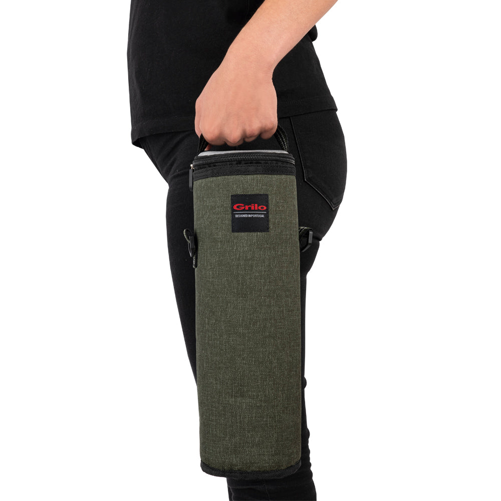 Bolsa Térmica Verde 1.5L - 12x12x34 cm