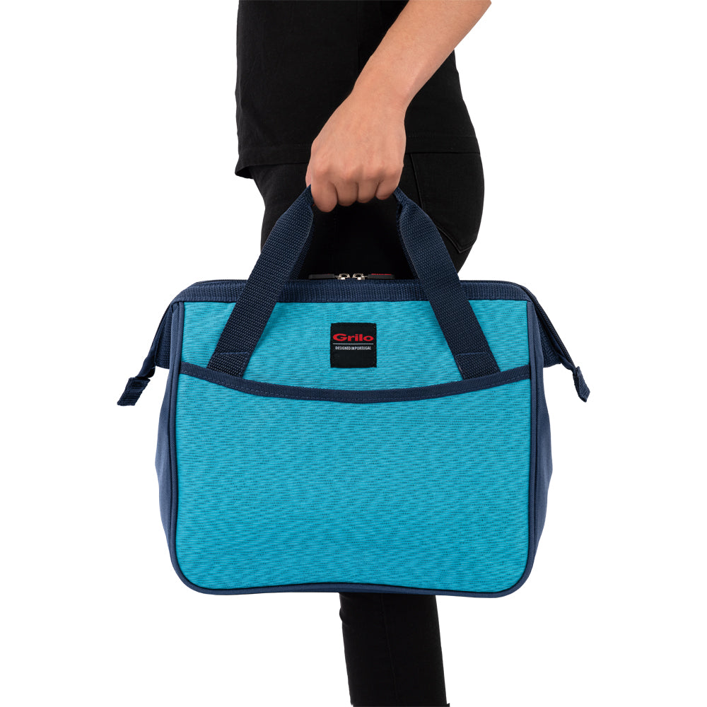 Mala Térmica Azul 11L - 30x16x26 cm