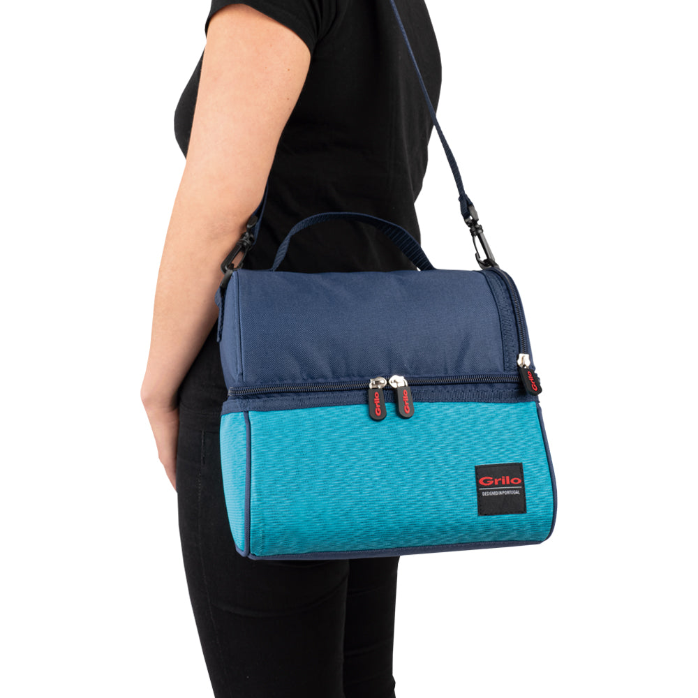 Bolsa Térmica Azul 8L - 24x18x23 cm