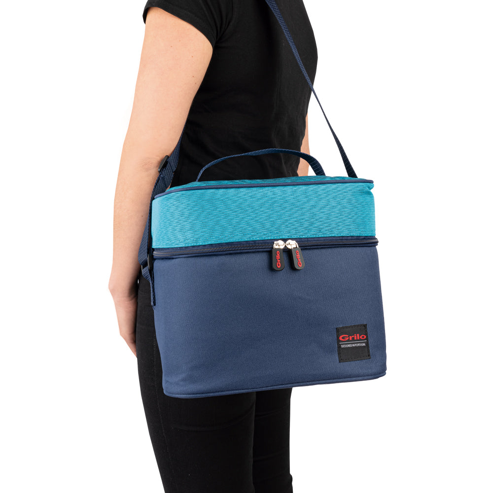 Bolsa Térmica Azul 9L - 26x16x23 cm