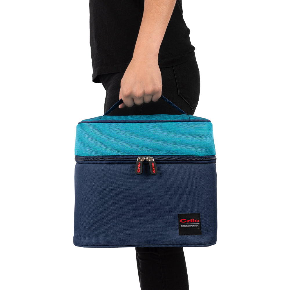 Bolsa Térmica Azul 9L - 26x16x23 cm