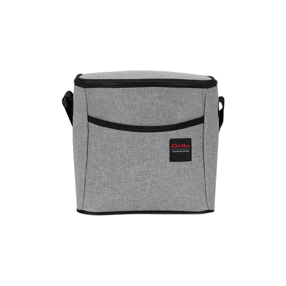 Bolsa Térmica Cinza/Preto 7.5L - 23x15.5x22.5 cm