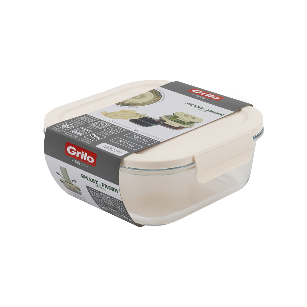 Caixa de Vácuo em Vidro 1230 ml