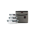 Conjunto Bolsa Térmica 7.5L com 3 Caixas Herméticas de Vidro