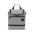 Bolsa Térmica Cinza/Preto 5L - 24x12x29 cm