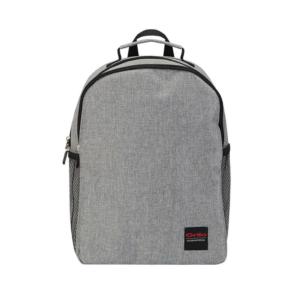Mochila Térmica Cinza/Preto 15L - 26x17x36 cm