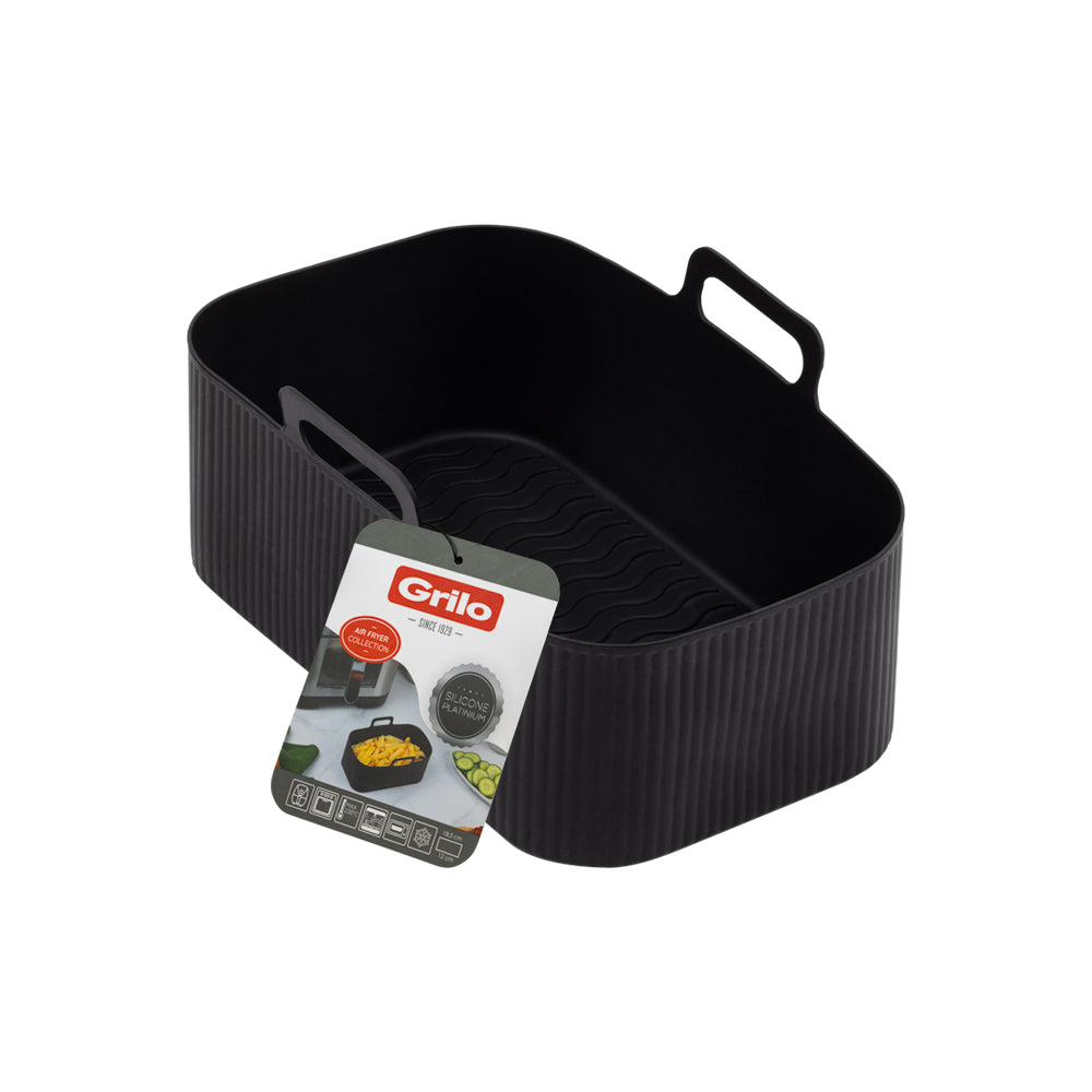 Forma de Silicone Retangular Air Fryer 19,5x12 cm