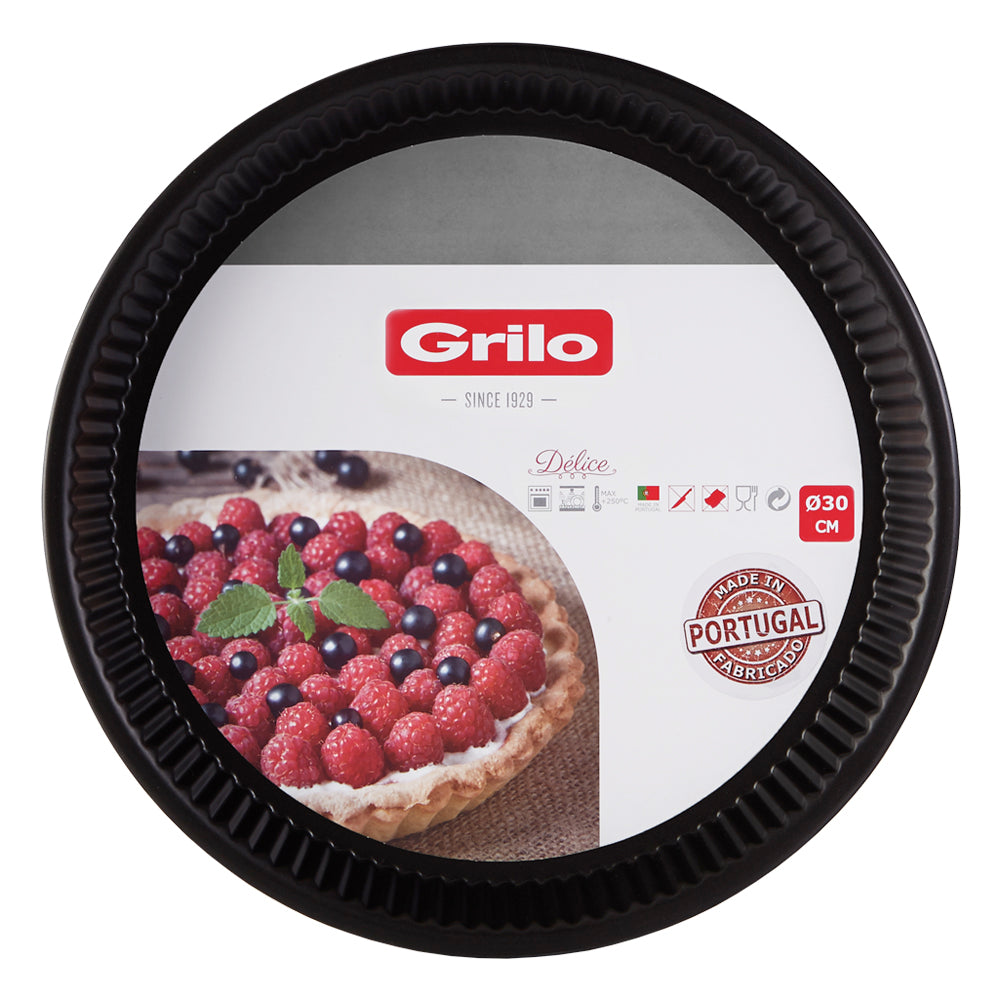 Forma de Tarte Canelada Fundo Fixo Délice Ø30 cm