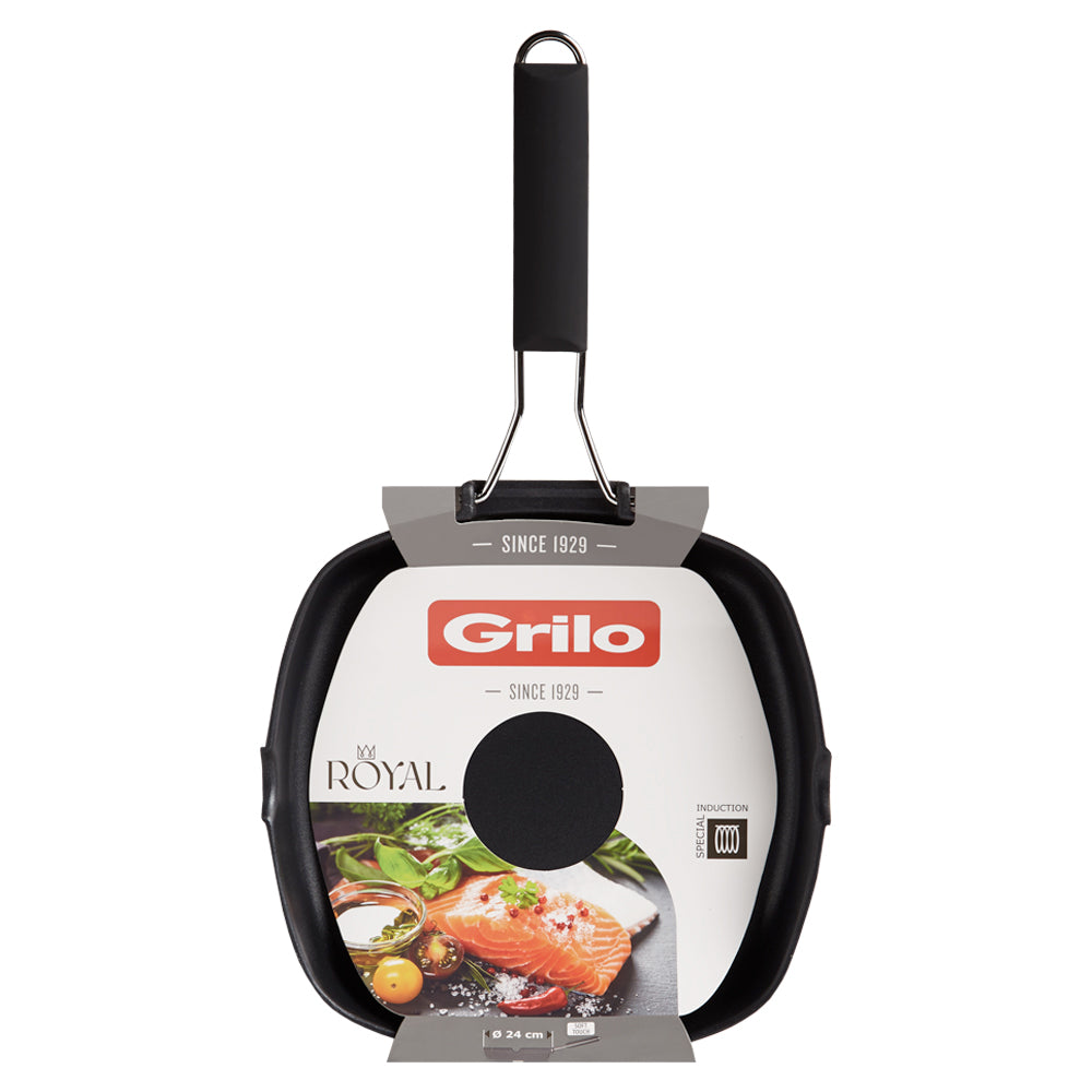 Grelhador Liso Royal 28x28 cm