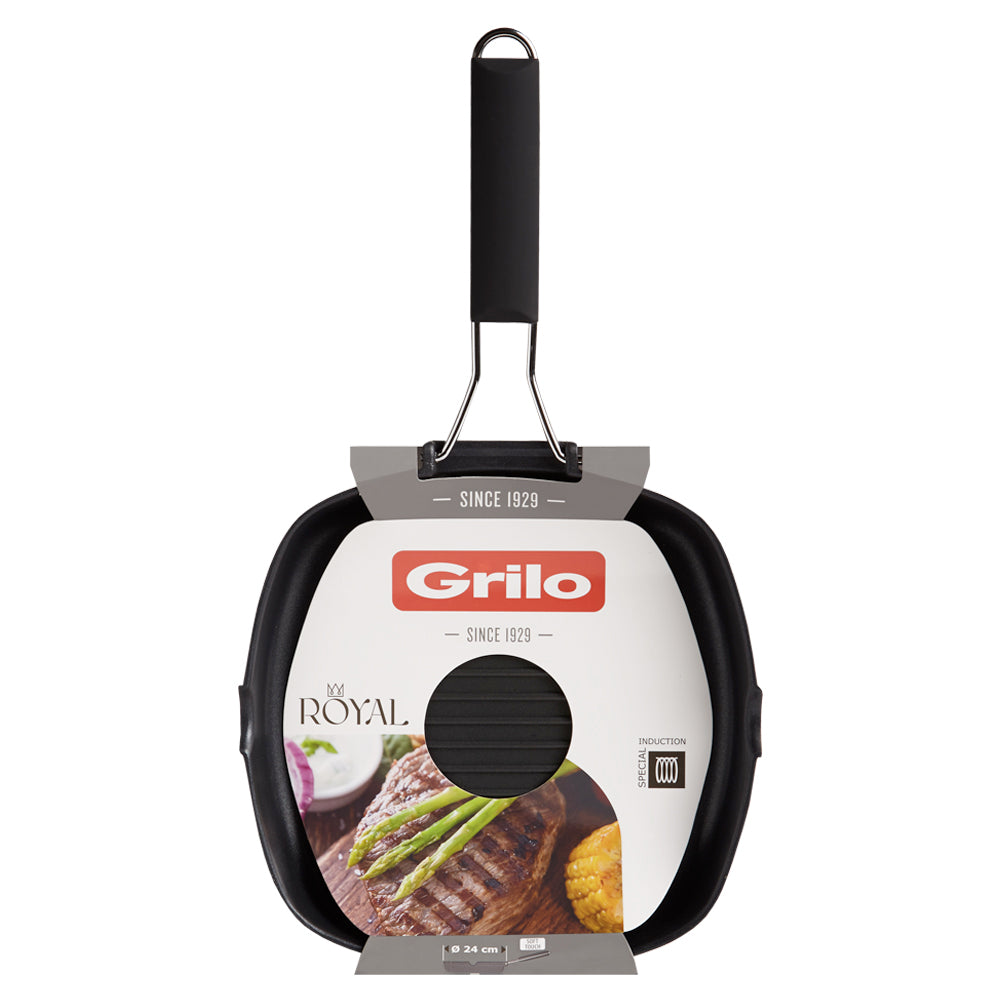 Grelhador Ondulado Royal 28x28 cm
