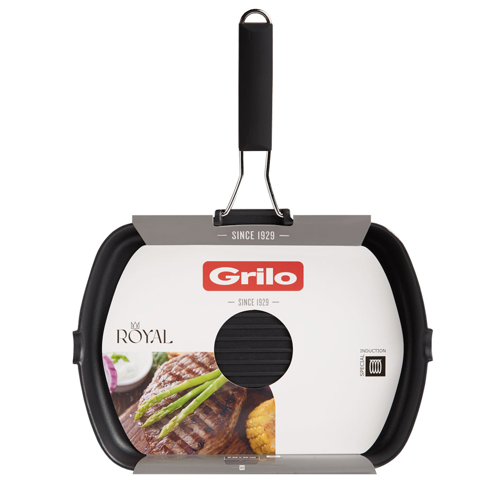 Grelhador Ondulado Royal 36x26 cm