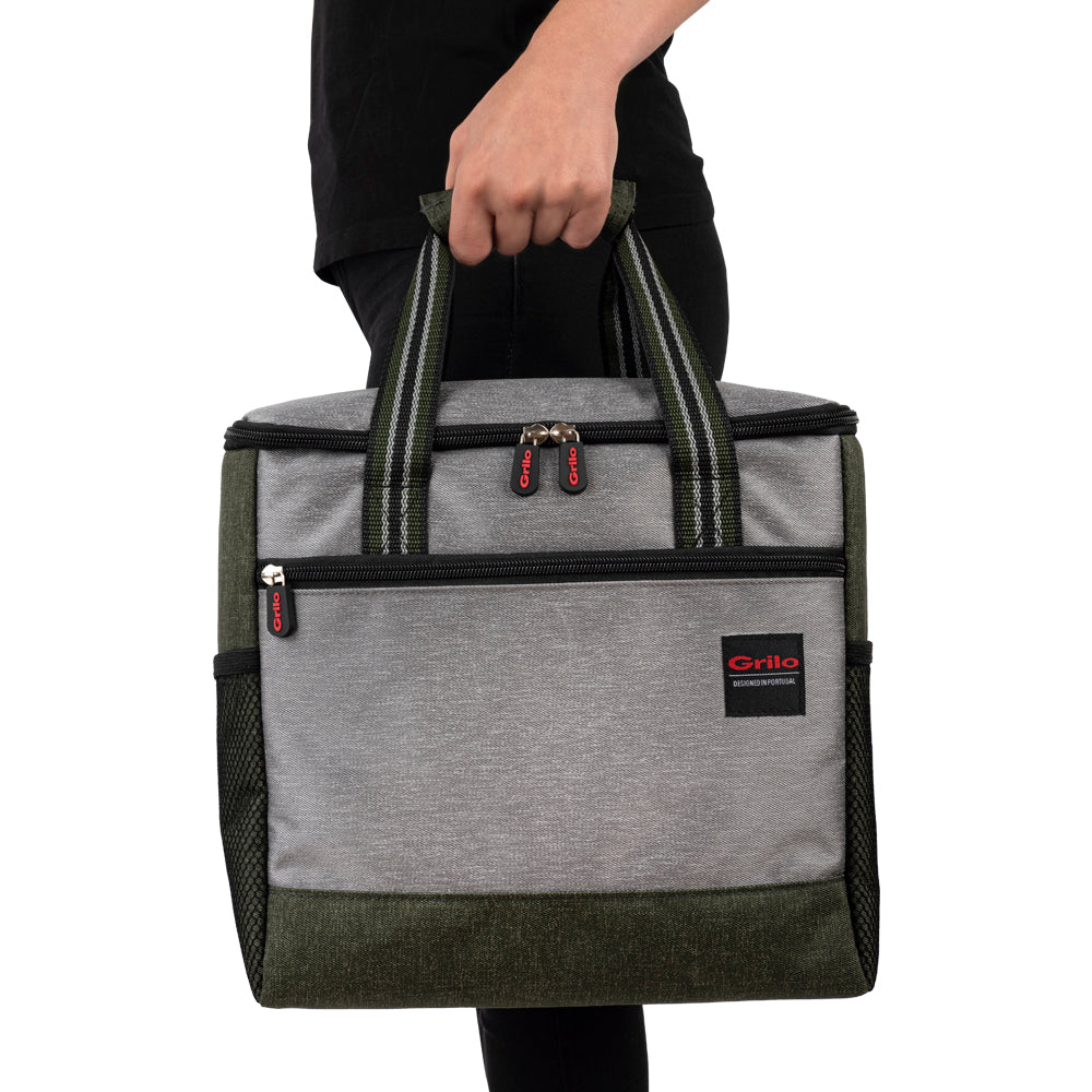 Mala Térmica Verde 15L - 31x19x30 cm