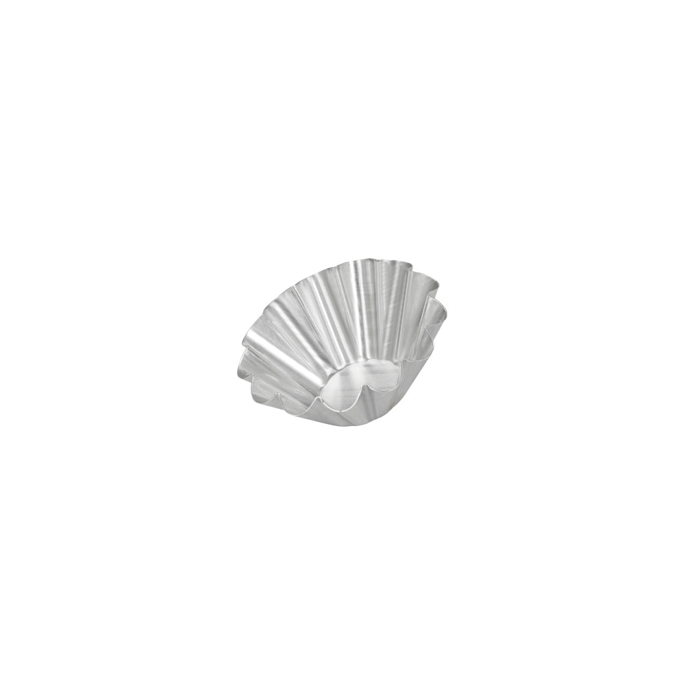 Pack de 4 Forminhas de Queque Caneladas Alumínio Tradition Ø9 cm