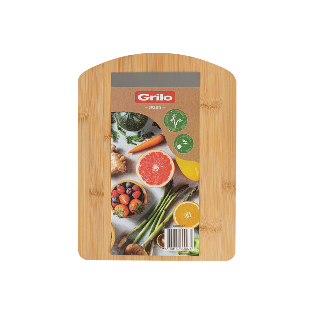 Tábua de Cortar em Madeira de Bambu 20x28 cm